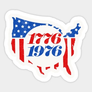 American Bicentennial 1776 - 1976 Sticker